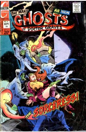 The Many Ghosts of Dr. Graves 41 published by Charlton with cover art by Joe Staton