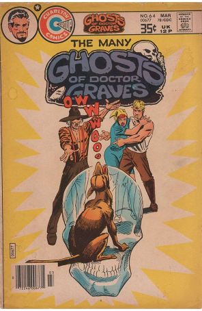The Many Ghosts of Dr. Graves 64 published by Charlton with cover art by Steve Ditko