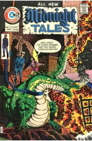 Midnight Tales 12 published by Charlton with cover art by Wayne Howard