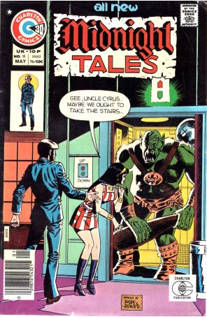 Midnight Tales 18 published by Charlton with cover art by Wayne Howard