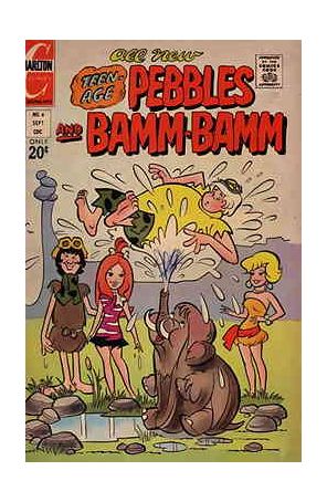 Pebbles and Bamm-Bamm 6 published by Charlton