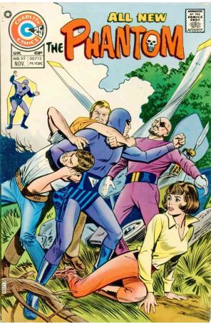 Phantom (1st Series) 62 published by Charlton with cover art by Frank Bolle