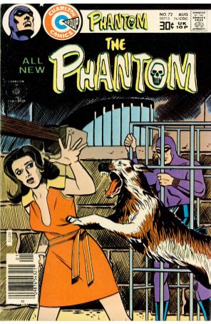 Phantom (1st Series) 72 published by Charlton with cover art by Frank Bolle