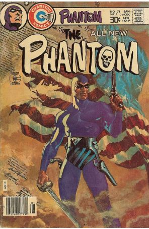 Phantom (1st Series) 74 published by Charlton with cover art by Don Newton