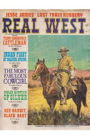 Real West 69 published by Charlton with cover art by Earl Norem