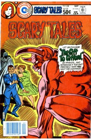 Scary Tales 28 published by Charlton with cover art by Steve Ditko