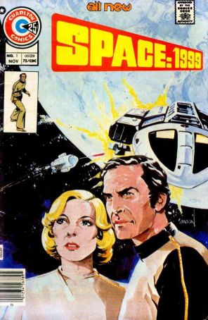 Space: 1999 1 published by Charlton with cover art by Joe Staton
