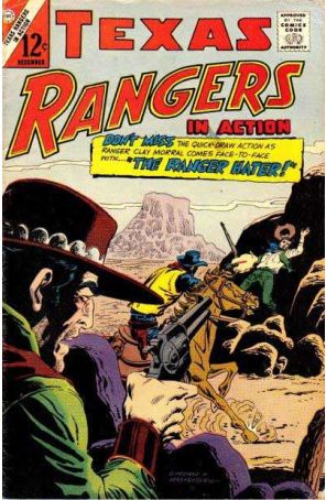 Texas Rangers in Action 58 published by Charlton with cover art by Dick Giordano