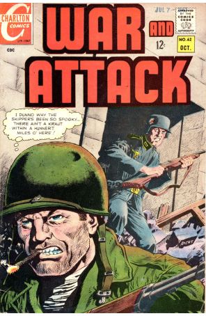 War and Attack 62 published by Charlton