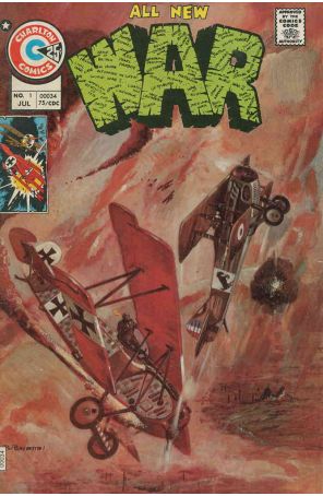 War 1 published by Charlton with cover art by Pat Boyette