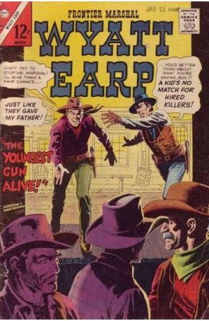 Wyatt Earp, Frontier Marshal 68 published by Charlton with cover art by Dick Giordano