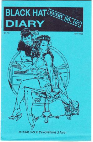 Black Hat Diary Entry 107 published by Chiasmus with cover art by Aaron Warner