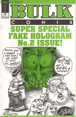 Bulk Comix (Vol. 2) 2 published by Chiasmus with cover art by John Fountain and Mark Paulik