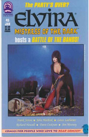 Elvira, Mistress of the Dark 45 published by Claypool
