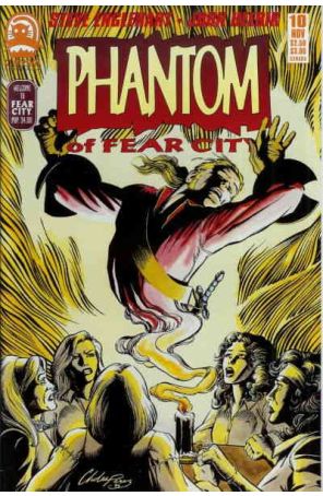 Phantom of Fear City 10 published by Claypool with cover art by Nicholas G. Choles