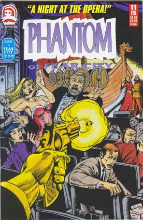 Phantom of Fear City 11 published by Claypool with cover art by Nicholas G. Choles