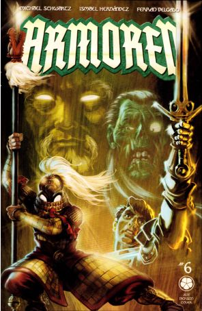 Armored 6 published by Clover with cover art by Jeff Dickson