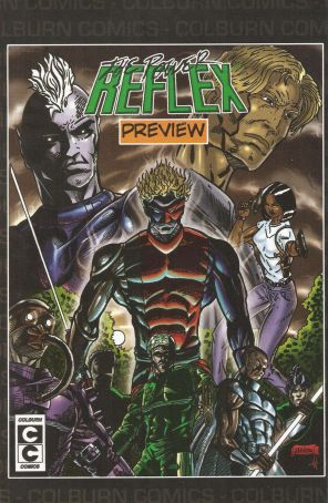 The Power Reflex Ashcan 1 published by Colburn with cover art by Kirk Abrigo