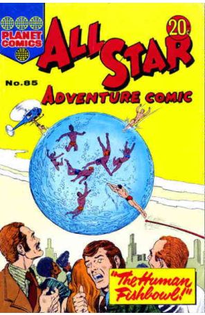 All Star Adventure Comic 85 published by Planet