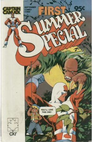 Captain Canuck First Summer Special 1 published by Comely with cover art by George Freeman