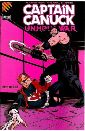 Captain Canuck: Unholy War 4 published by Comely