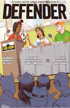 CBLDF Defender 5 published by CBLDF with cover art by Jimmie Robinson