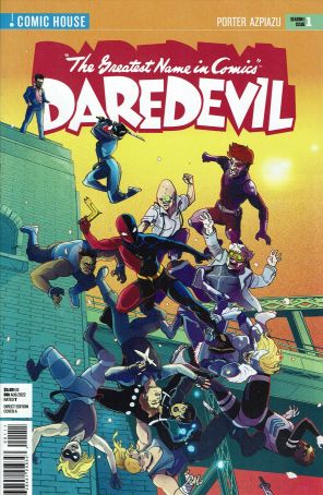 The Greatest Name in Comics Daredevil 1A published by Comic House with cover art by Stefan Tosheff