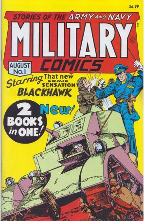 Military Comics 1A published by DC with cover art by Chuck Cuidera