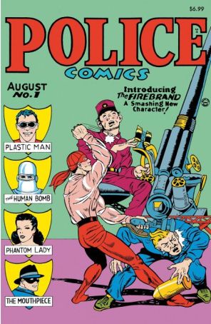 Police Comics 1A published by DC with cover art by Gill Fox