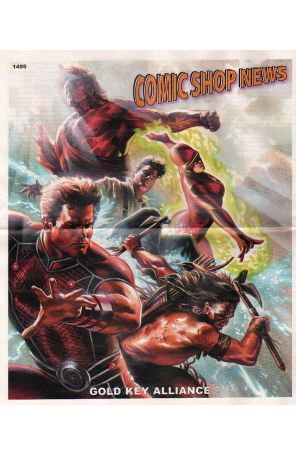 Comic Shop News 1495 published by CSN with cover art by Alex Ross
