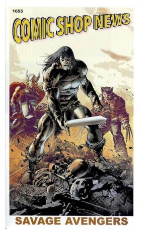 Comic Shop News 1655 published by CSN with cover art by Mike Deodato and Jr.
