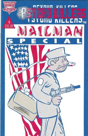 Psycho Killers Mailman Special 1 published by Comic Zone with cover art by Stan Timmons and Bill Cucinotta