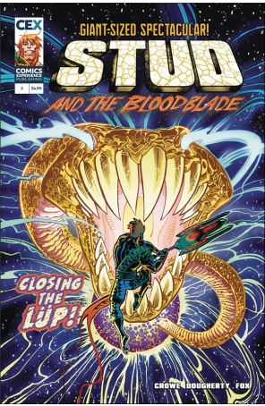 Stud and the Bloodblade 3A published by CEX with cover art by Jed Dougherty