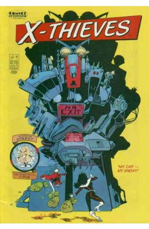 Aristocratic X-Traterrestrial Time-Traveling Thieves 7 published by Comics Interview with cover art by Mark Propst