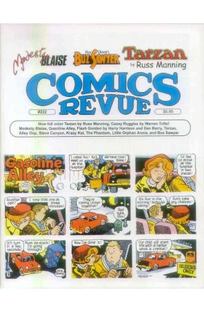 Comics Revue 222 published by Comics Interview with cover art by Dick Moores