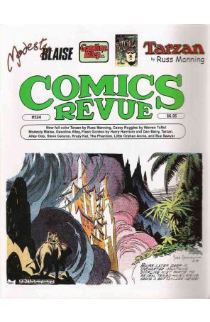 Comics Revue 224 published by Comics Interview with cover art by Russ Manning