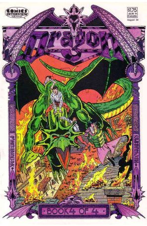 Dragon 4 published by Comics Interview with cover art by Willie Peppers