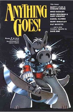 Anything Goes! 3 published by Comics Journal with cover art by Neal Adams