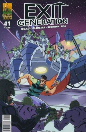 Exit Generation 1A published by Comixtribe with cover art by Joe Mulvey