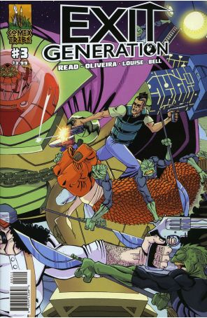 Exit Generation 3A published by Comixtribe with cover art by Joe Mulvey