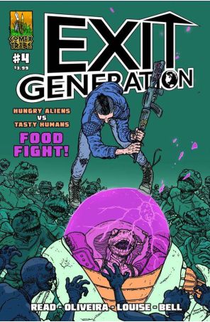 Exit Generation 4 published by Comixtribe with cover art by Ramon Villalobos