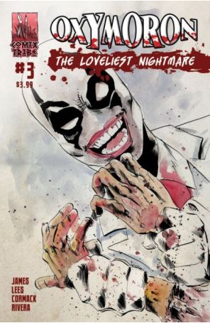 Oxymoron: The Loveliest Nightmare 3A published by Comixtribe with cover art by Alex Cormack