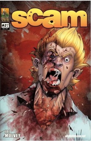 Scam 2 published by Comixtribe with cover art by Joe Mulvey