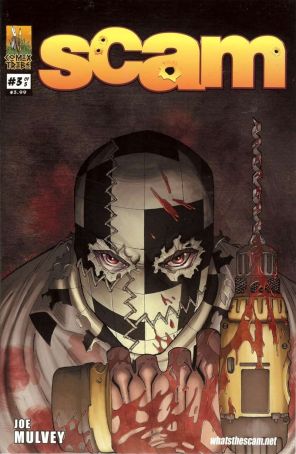 Scam 3 published by Comixtribe with cover art by Joe Mulvey