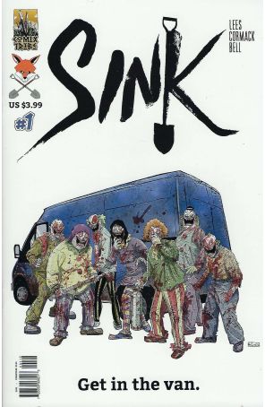 Sink 1 (2nd) published by Comixtribe with cover art by Alex Cormack