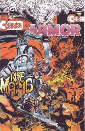 Armor (2nd Series) 5 published by Continuity with cover art by Michael Golden
