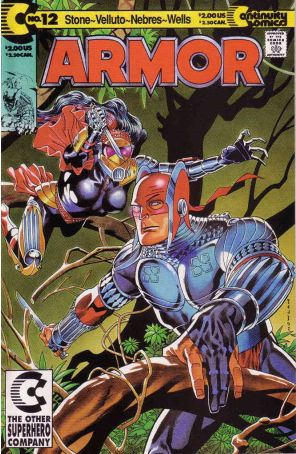 Armor 12 published by Continuity with cover art by Kevin Nowlan