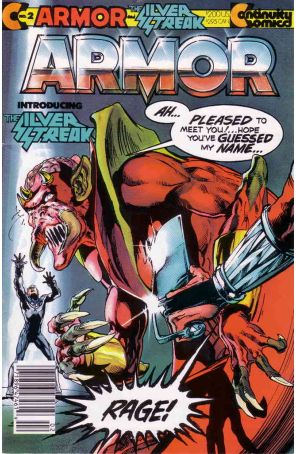 Armor 2 (Newsstand) published by Continuity with cover art by Neal Adams