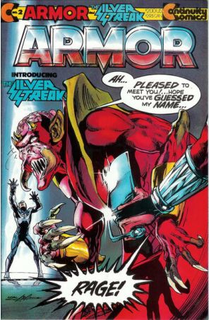 Armor 2 published by Continuity with cover art by Neal Adams