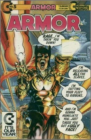 Armor 5 published by Continuity with cover art by Neal Adams